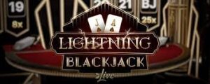 Lightning Blackjack Evolution Gaming 