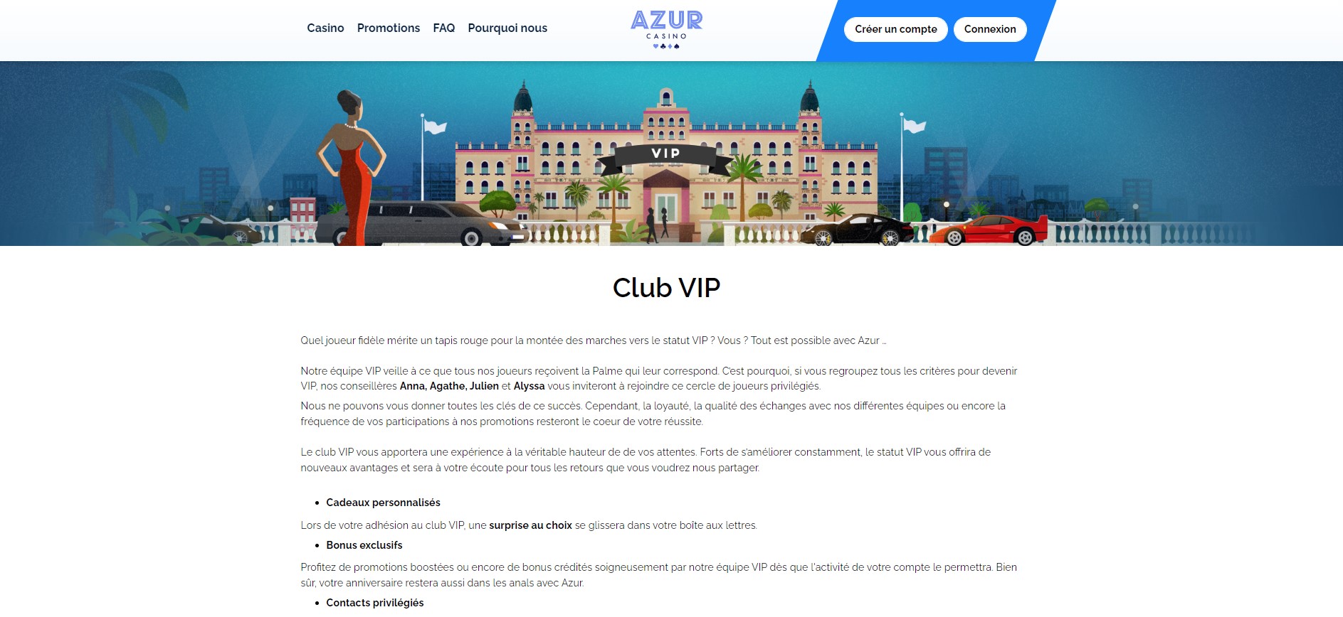 VIP azur casino