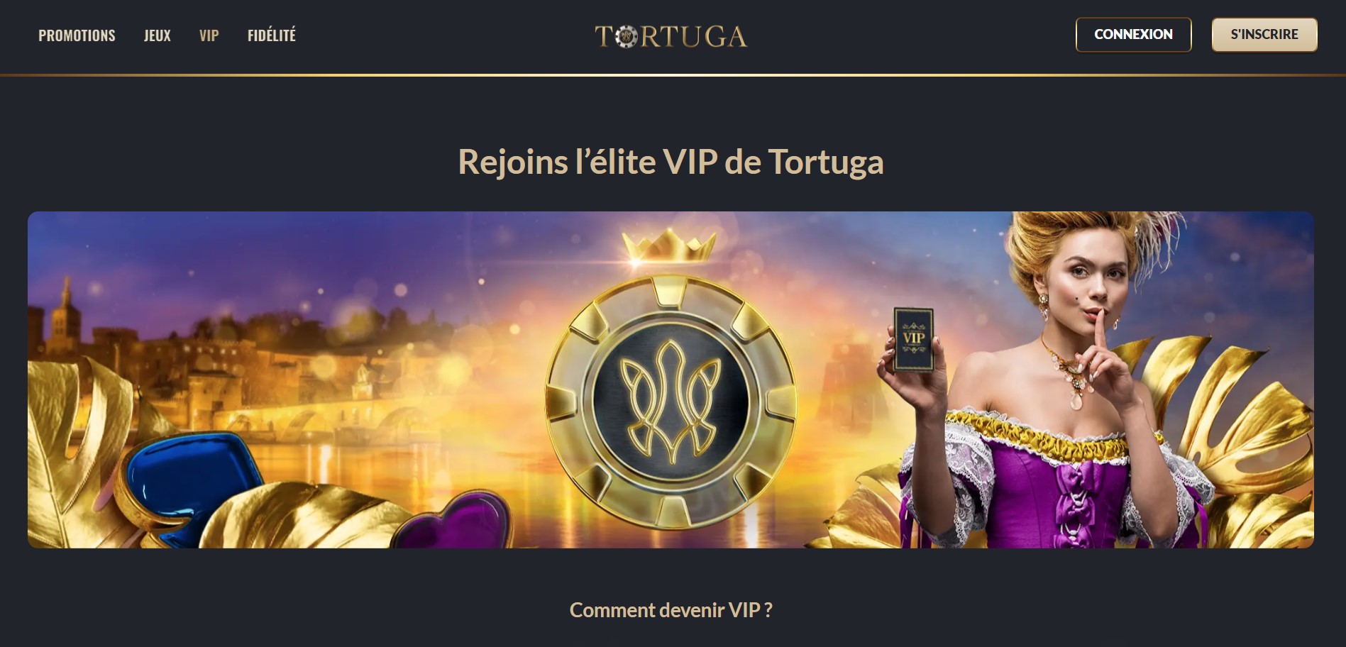 programme VIP tortuga casino