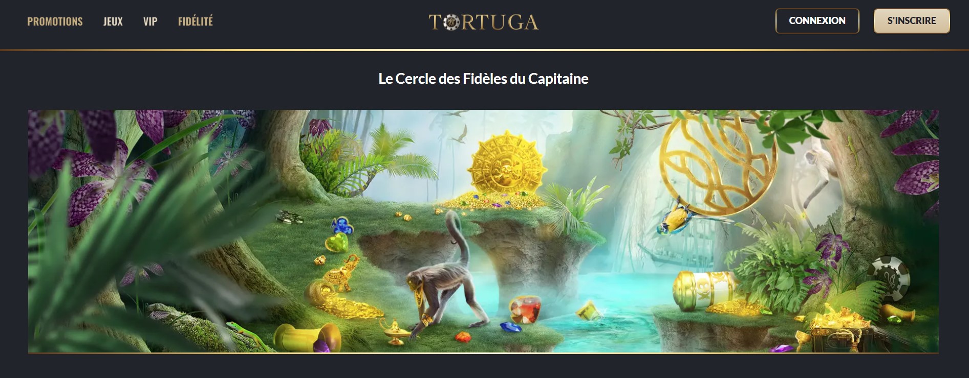 programme fidélité Tortuga casino